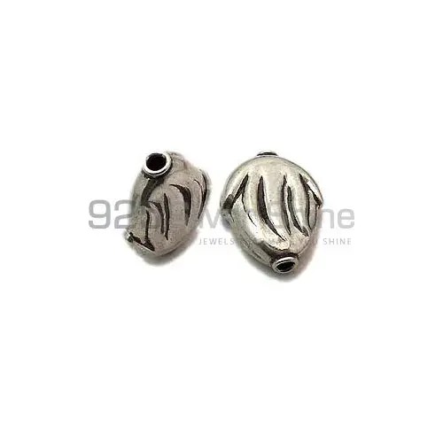 Wholesale Handmade 925 Sterling silver 22x17.5mm Mango Big Beads .Sold Per Package of 5-925SBIGB105