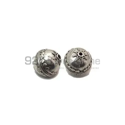 Wholesale Handmade 925 Sterling silver 23.23x21.8mm Round Big Beads .Sold Per Package of 5-925SBIGB104