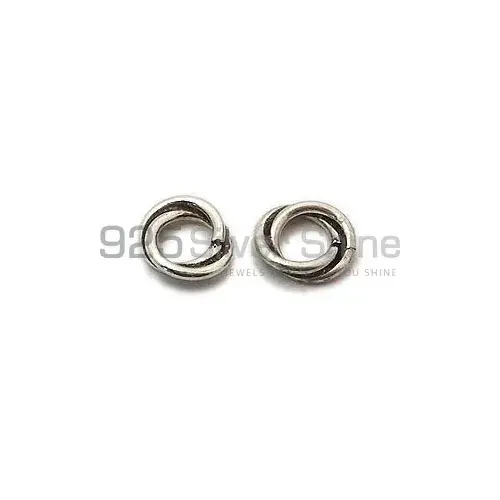 Wholesale Handmade 925 Sterling silver 2.5x3.3x8mm Round Spencer Beads .Sold Per Package of 10-925SSB105