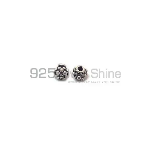 925 Sterling silver 5x5.2mm Round Bali Beads .Sold Per Package of 10-925SBB109