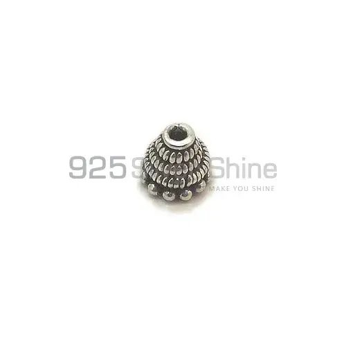 Wholesale Handmade 925 Sterling silver 8.5x9.4mm Cone Beads .Sold Per Package of 10-925SC103