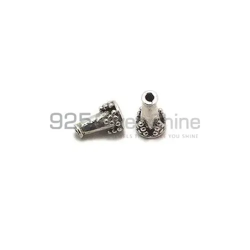 Wholesale Handmade 925 Sterling silver 8.7x5.7mm Cone Beads .Sold Per Package of 10