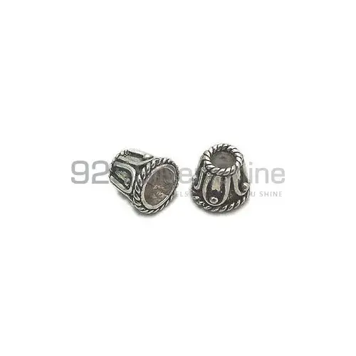 Wholesale Handmade 925 Sterling silver 9.5x10.8mm Cone Beads .Sold Per Package of 10-925SC104