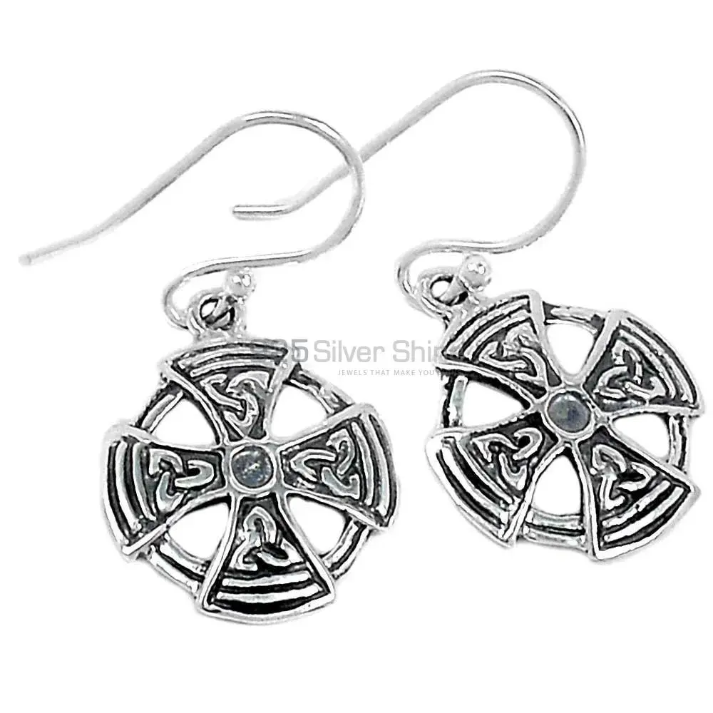 Wholesale Handmade 925 Sterling Silver Oxidized earring 925SE2895