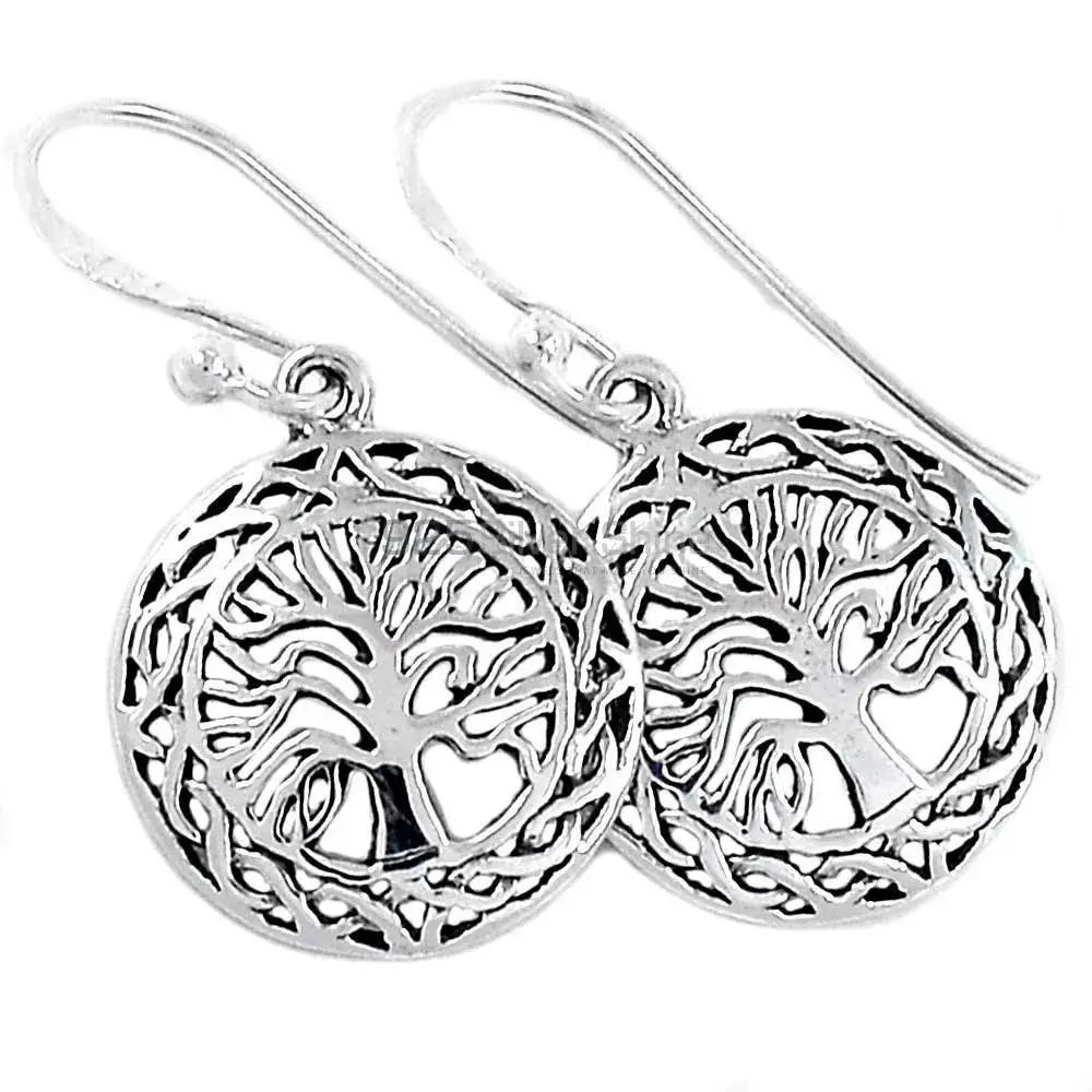 Wholesale Life Of Tree Earrings In Solid 925 Silver 925SE2898_0
