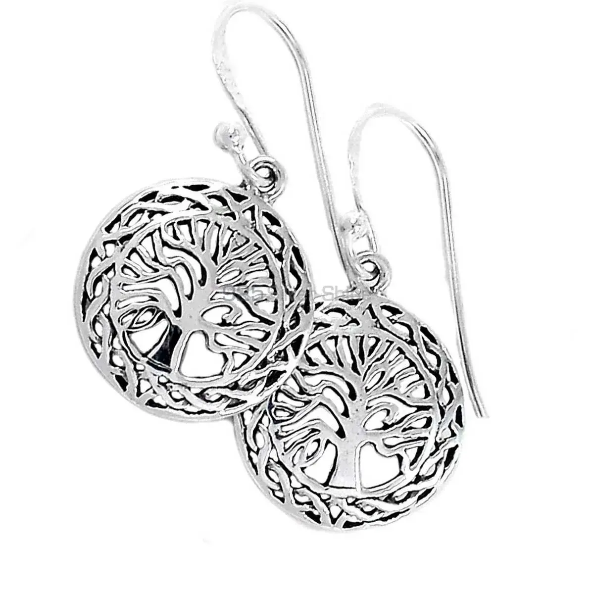 Life Of Tree Earrings In Solid 925 Silver 925SE2898_3