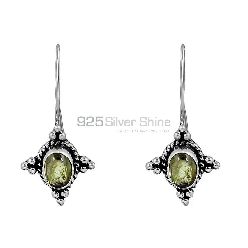 Peridot Gemstone Earring In 925 Sterling Silver Jewelry 925SE115_0