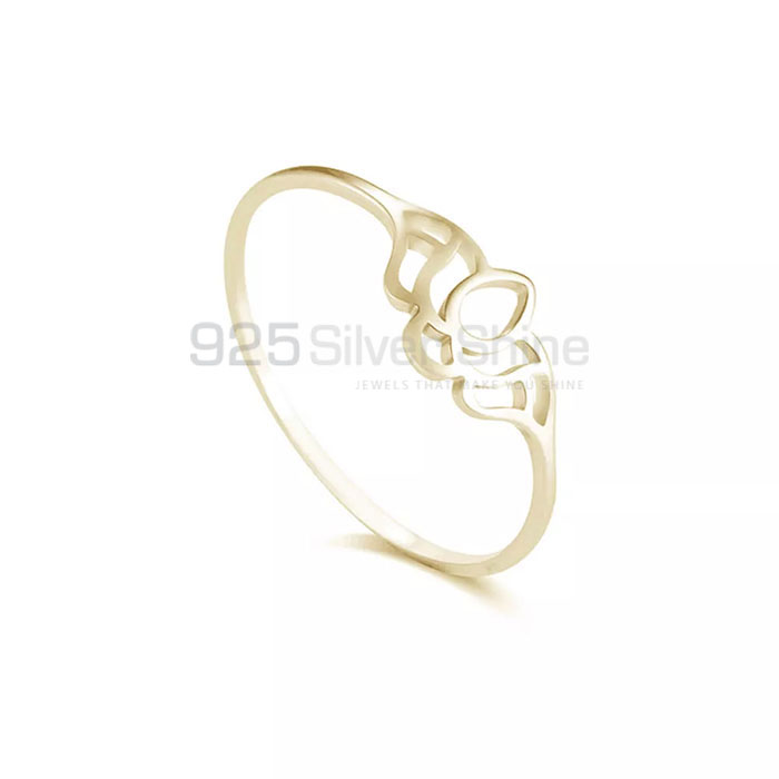 Lotus Minimalist Ring In 925 Sterling Silver FWMR253_0