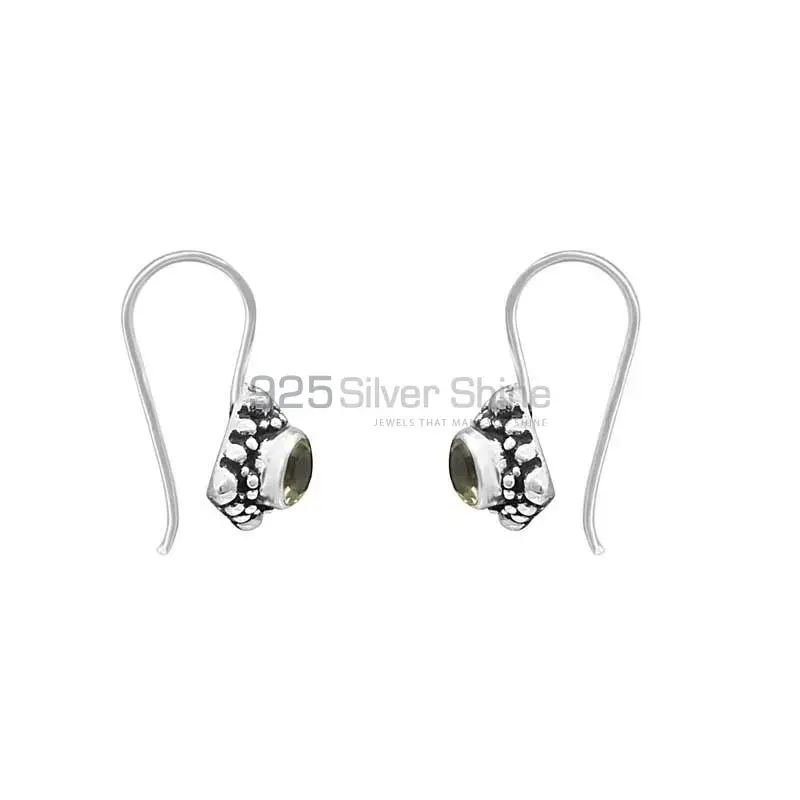 Smoky Gemstone Earring In Sterling Silver 925SE28_2