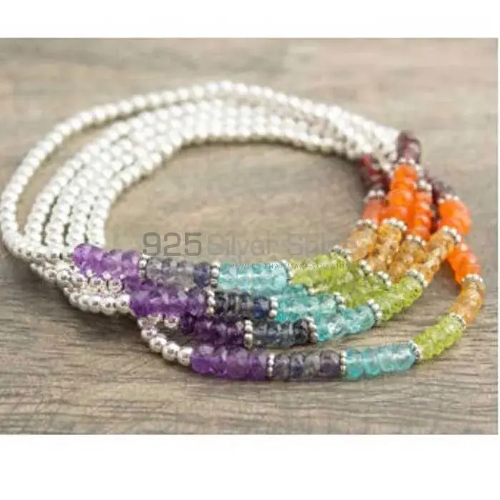 Meditation Bracelet With Sterling Silver Jewelry SSCB113