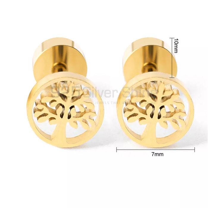 Meditations Life Of Tree Stud Earring In 925 Silver TLME605_0