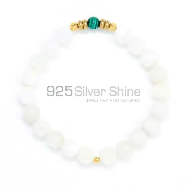 Wholesale Moonstone Beads Bracelets For Yoga 925BB287