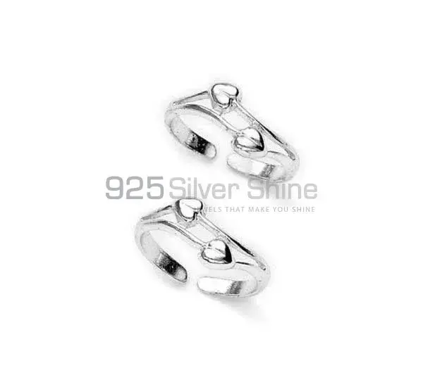 Multi Cut Stone Toe Ring In Sterling Silver Jewelry