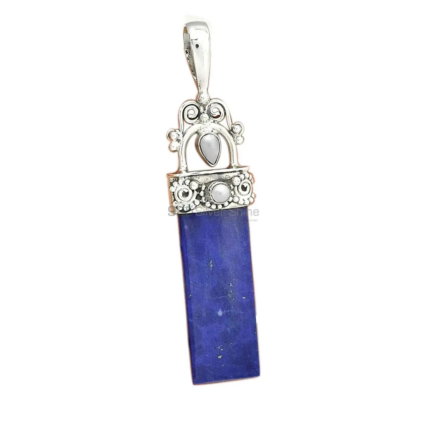 Multi Gemstone Handmade Pendants In Solid Sterling Silver Jewelry 925SP28-1_2
