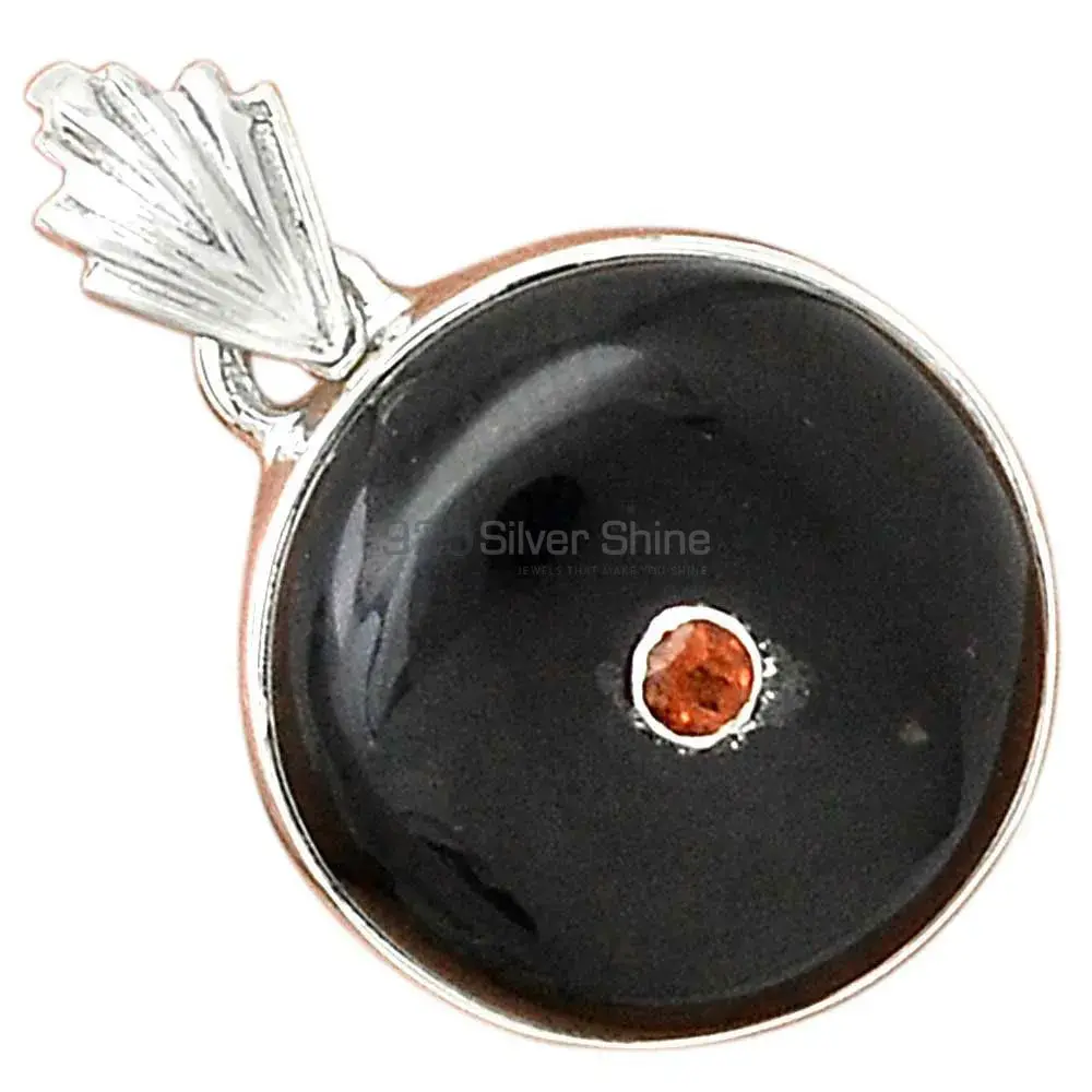 Wholesale Multi Gemstone Handmade Pendants In Solid Sterling Silver Jewelry 925SP70-4