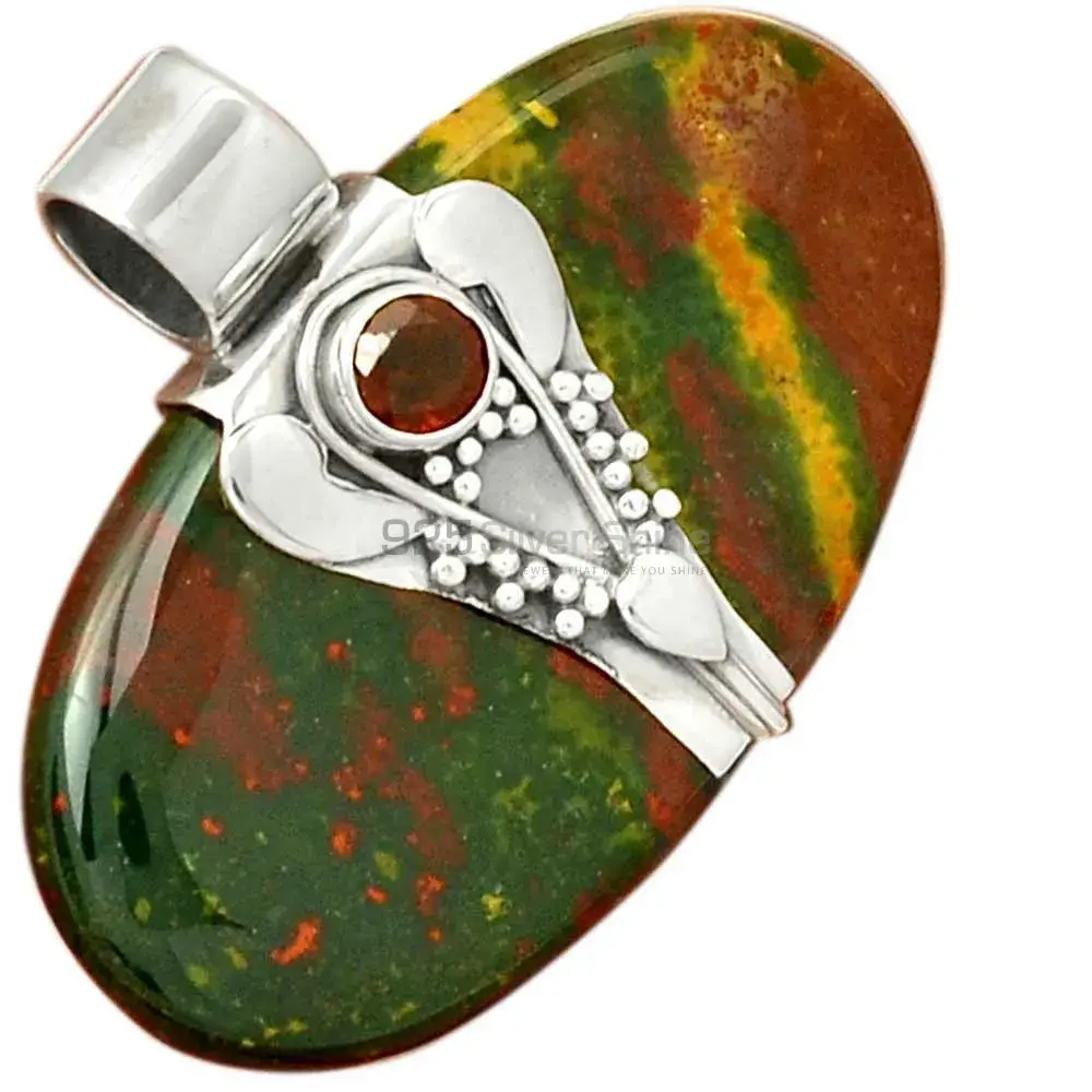 Multi Gemstone Pendants In 925 Solid Silver Jewelry 925SP072-2_0
