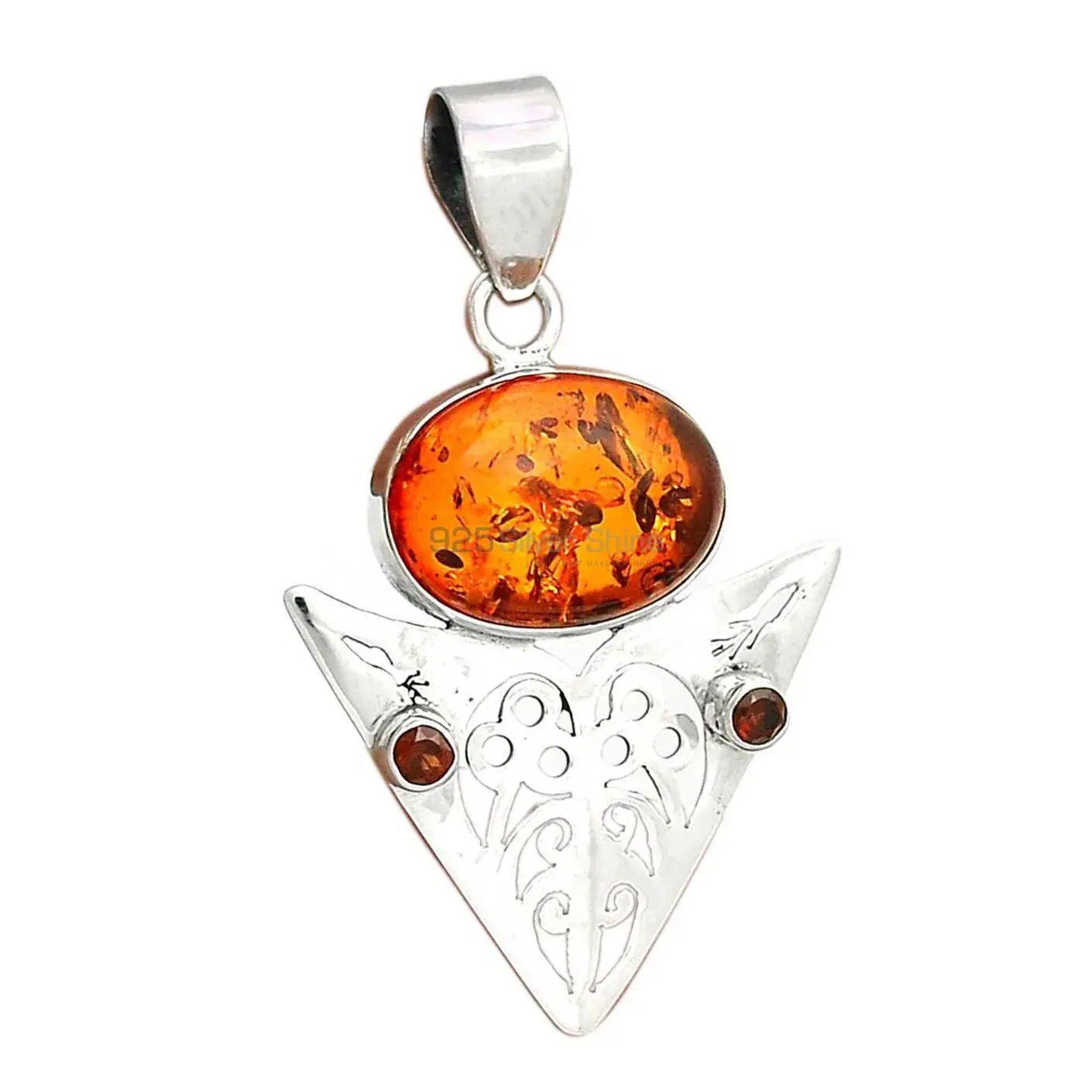 Wholesale Multi Gemstone Pendants In Fine Sterling Silver Jewelry 925SP17-1_1