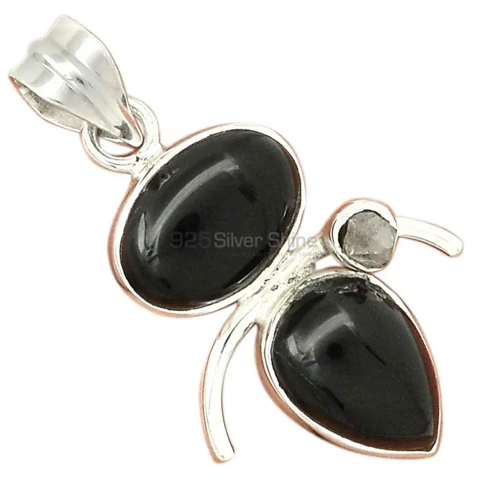 Multi Gemstone Pendants In Fine Sterling Silver Jewelry 925SP57-1_2