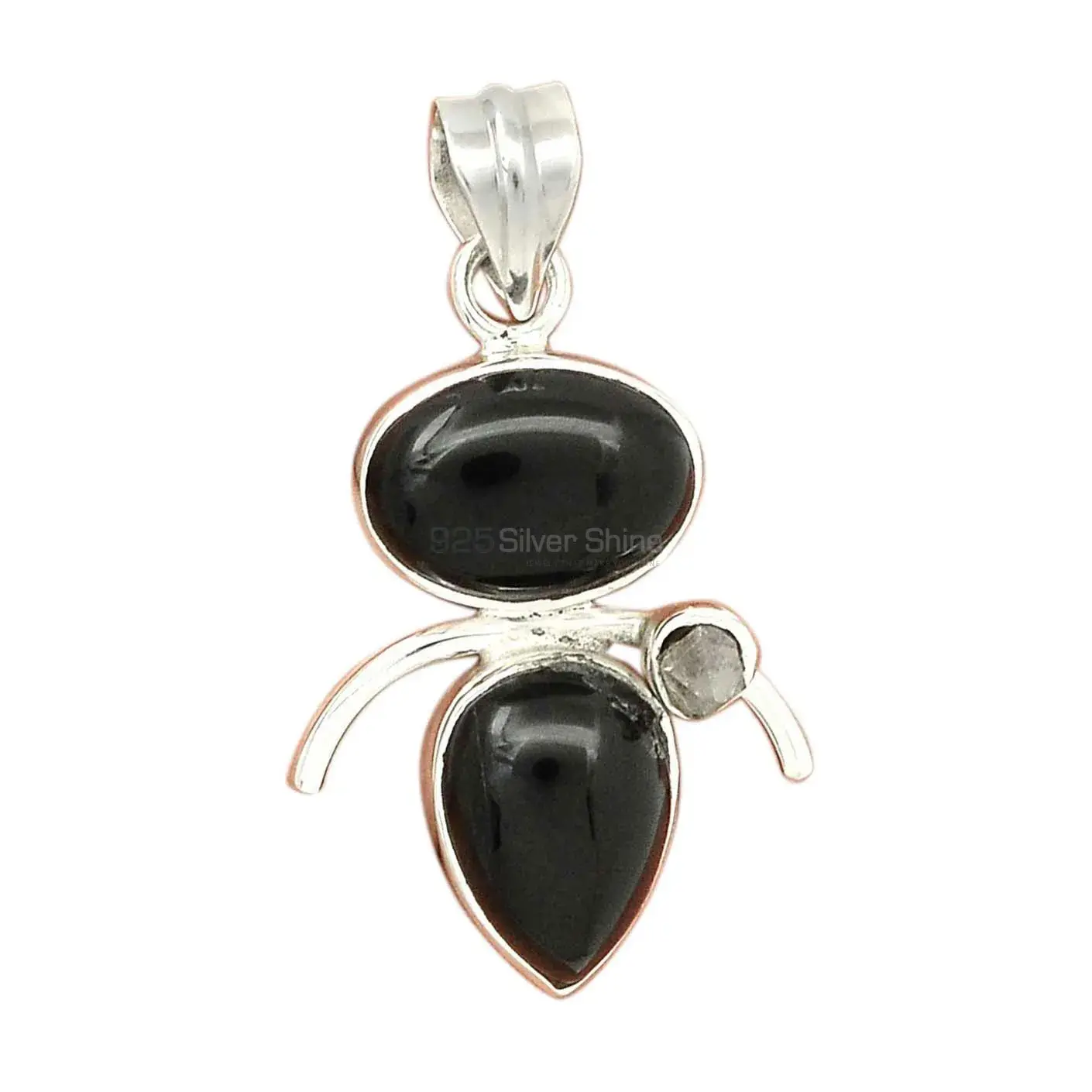 Multi Gemstone Pendants In Fine Sterling Silver Jewelry 925SP57-1_3