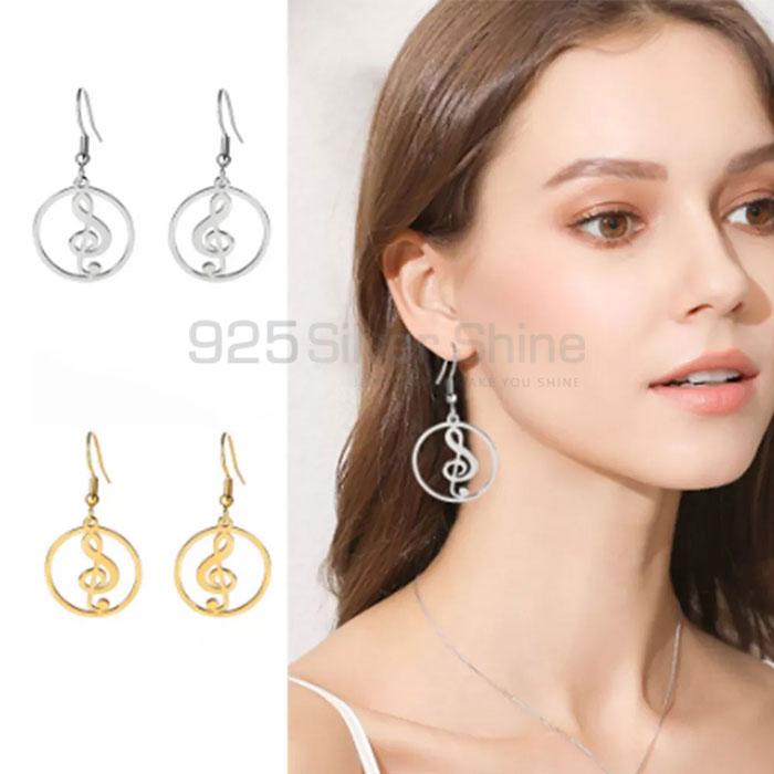 Music Handmade Dangle Earring In Sterling Silver MSME414_1