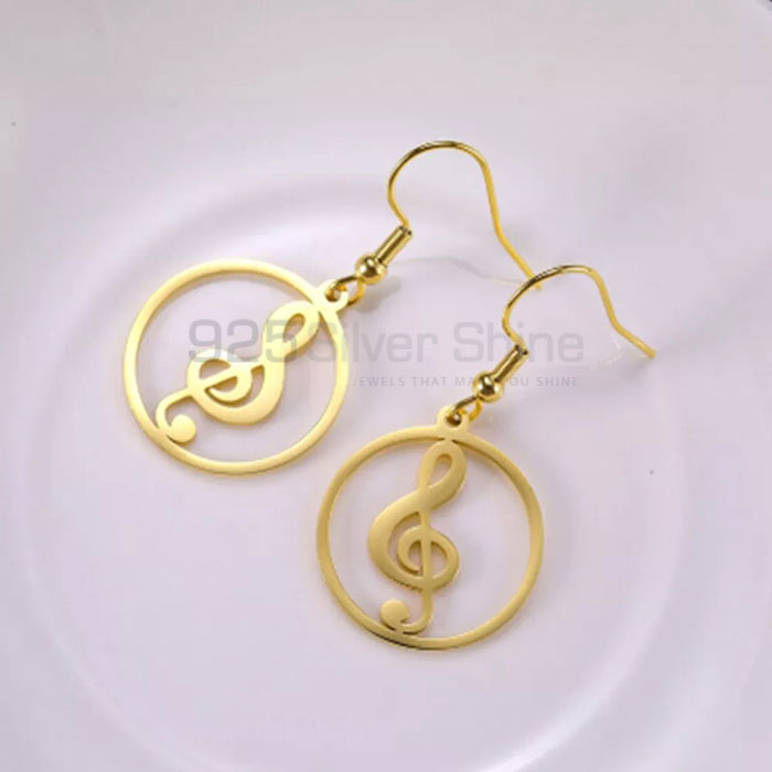 Wholesale Music Handmade Dangle Earring In Sterling Silver MSME414_2