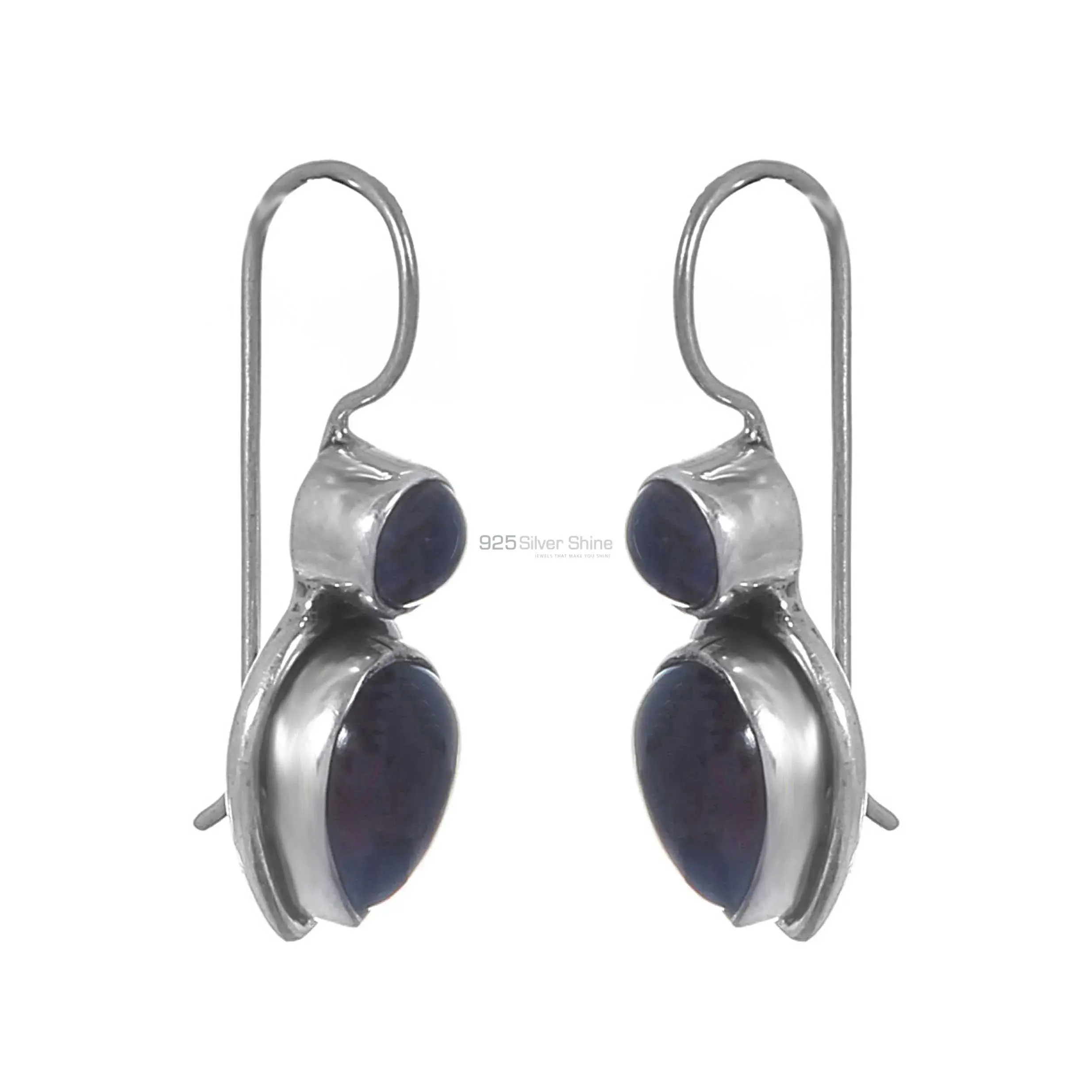 Wholesale Natural Semi Precious Gemstone Earring In Sterling Silver Jewelry 925SE202_0