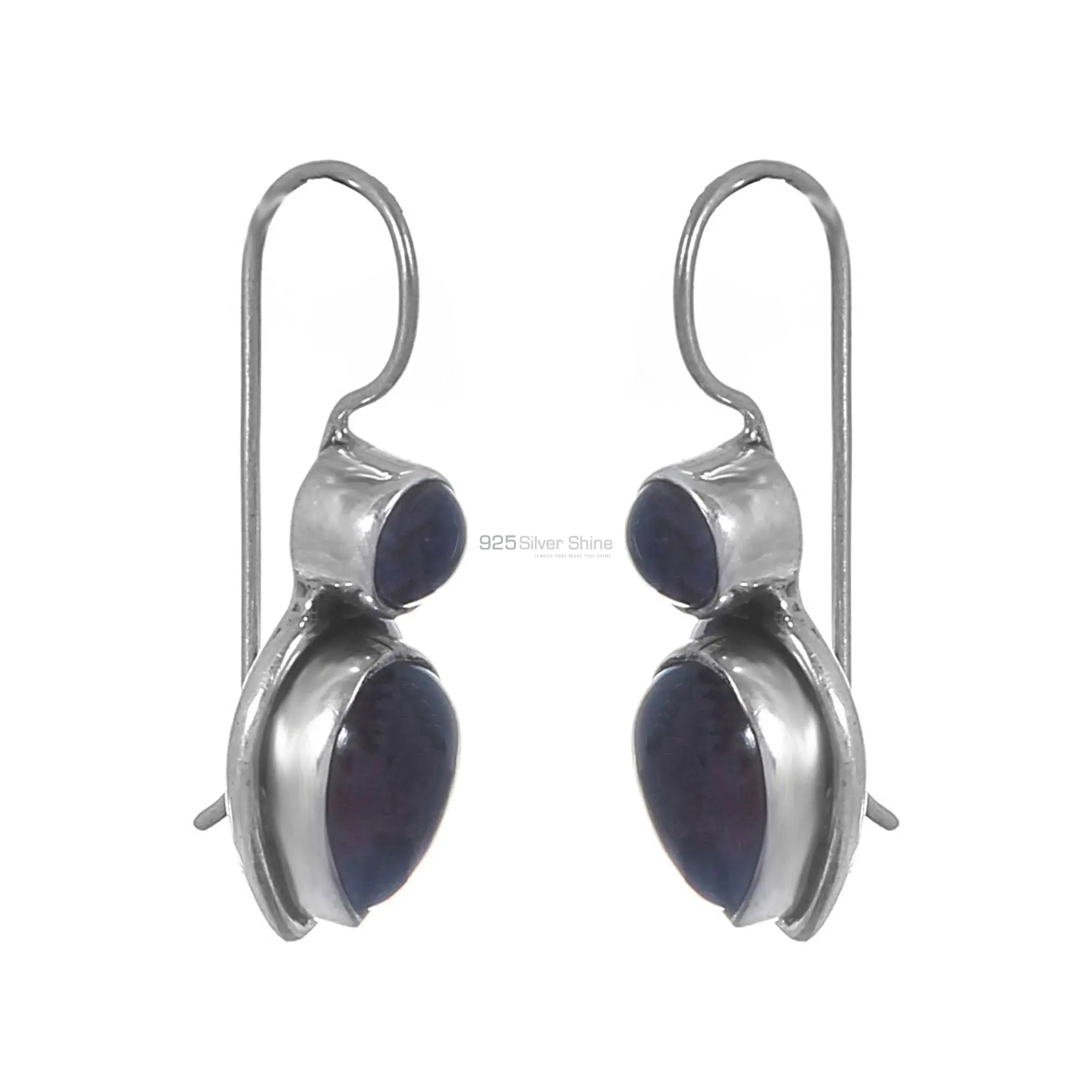 Natural Semi Precious Gemstone Earring In Sterling Silver Jewelry 925SE202_1