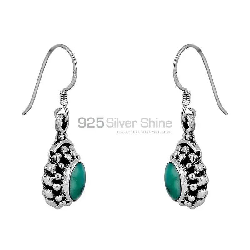 Wholesale Natural Turquoise Gemstone In 925 Sterling Silver Jewelry 925SE68_0