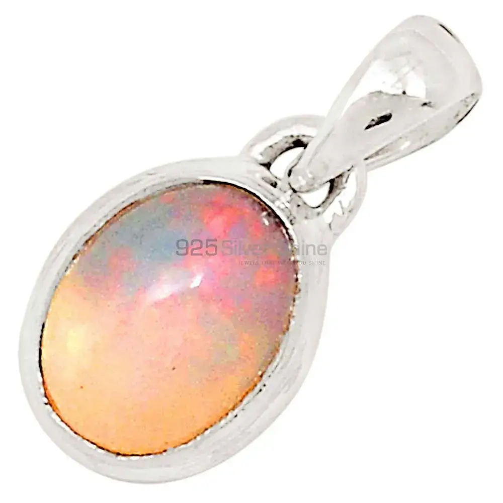 Wholesale Opal Gemstone Pendants Exporters In 925 Solid Silver Jewelry 925SP142_0