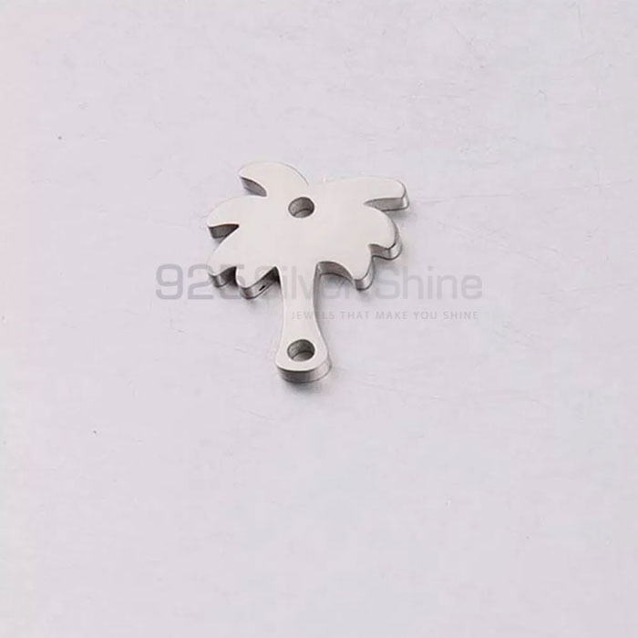 Palm Tree Charm Pendant In Sterling Silver TOLMP596