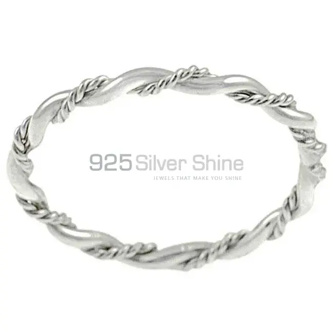 Plain Silver Rings Jewelry 925SR2735_1