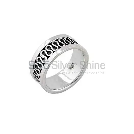 Plain Sterling Silver Rings Jewelry 925SR2669_0