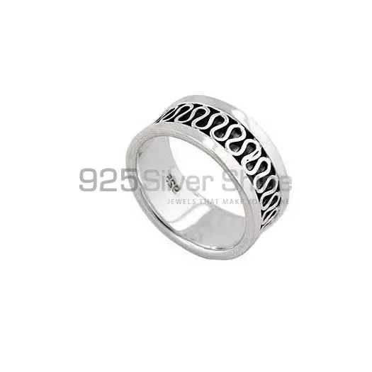 Plain Sterling Silver Rings Jewelry 925SR2669_1