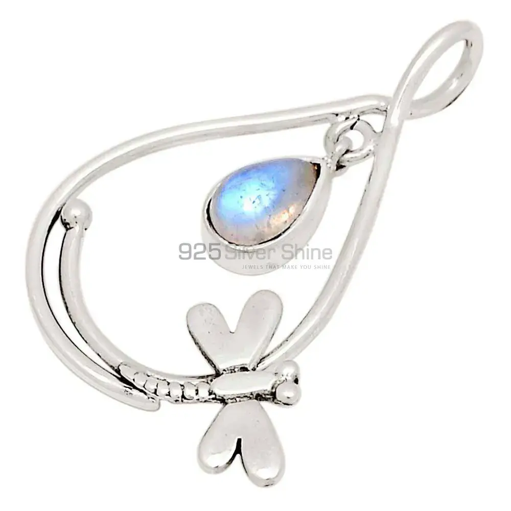 Rainbow Moonstone Pendants In 925 Solid Silver Jewelry 925SP105-2_0