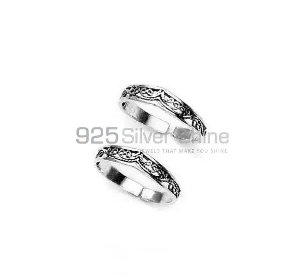 Silver Wire Toe Rings Pair for women's – jwelcart.com