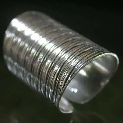 Plain Solid Sterling Silver Rings Jewelry 925SR2458_0
