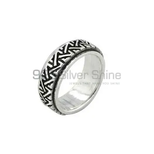 Wholesale Selection Plain Solid Sterling Silver Rings Jewelry 925SR2653