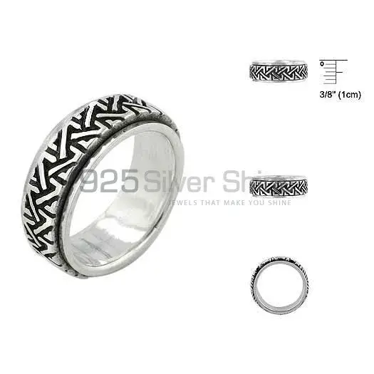 Wholesale Selection Plain Solid Sterling Silver Rings Jewelry 925SR2653_0