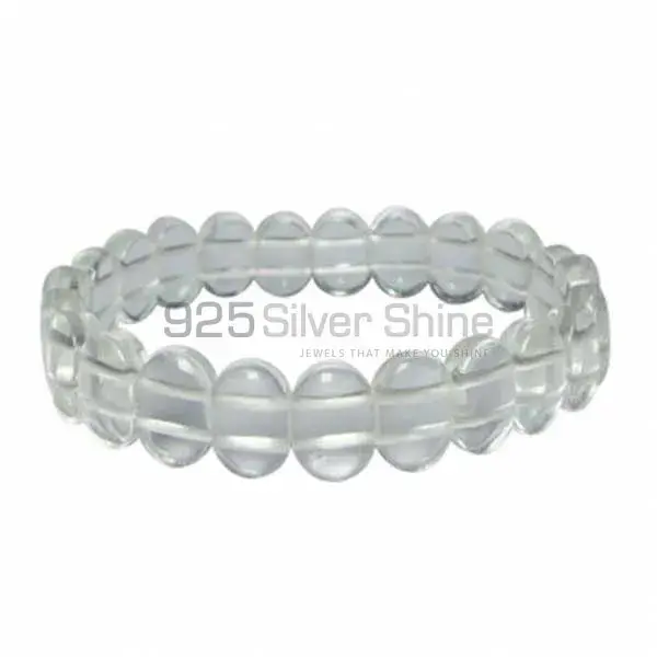 Wholesale Semi Precious Crystal Gemstone Beads Bracelets 925BB157