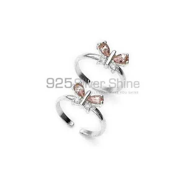 Stylish German Silver Designer Adjustable Partywear Toe Rings for Women and  Girls. | K M HandiCrafts India