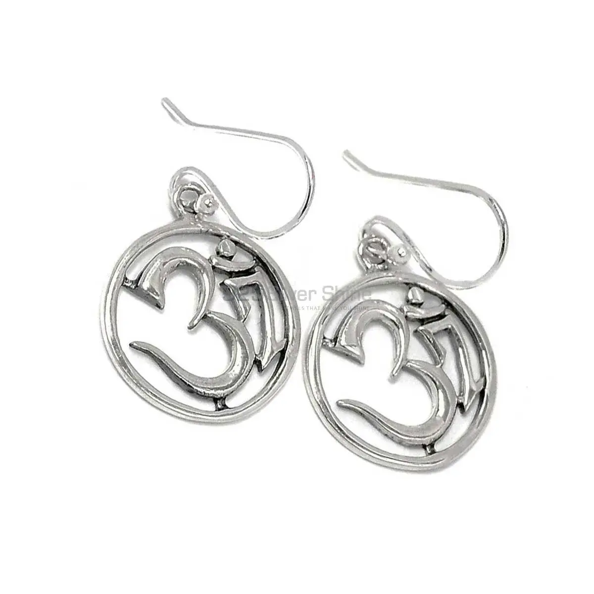 Solid 925 Silver Oxidized Earrings Jewelry 925SE2889_4