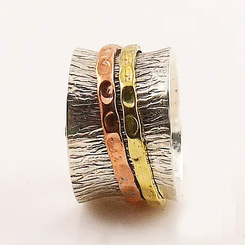 Solid Silver Meditation Rings SMR159