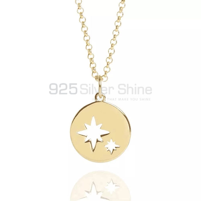 Star Cutting Charm Necklace In 925 Silver STMN517_0