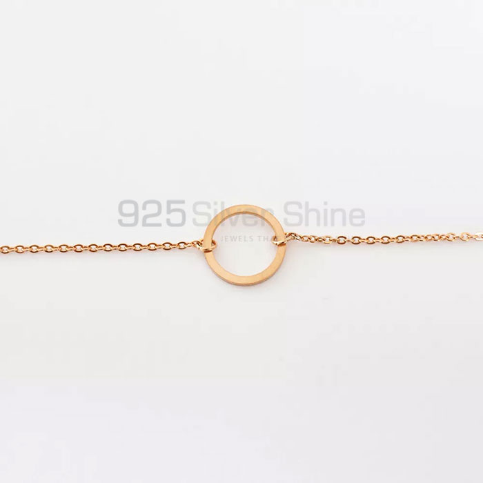 Wholesale Sterling Silver Circle Bracelet For Women's SMMB544_0