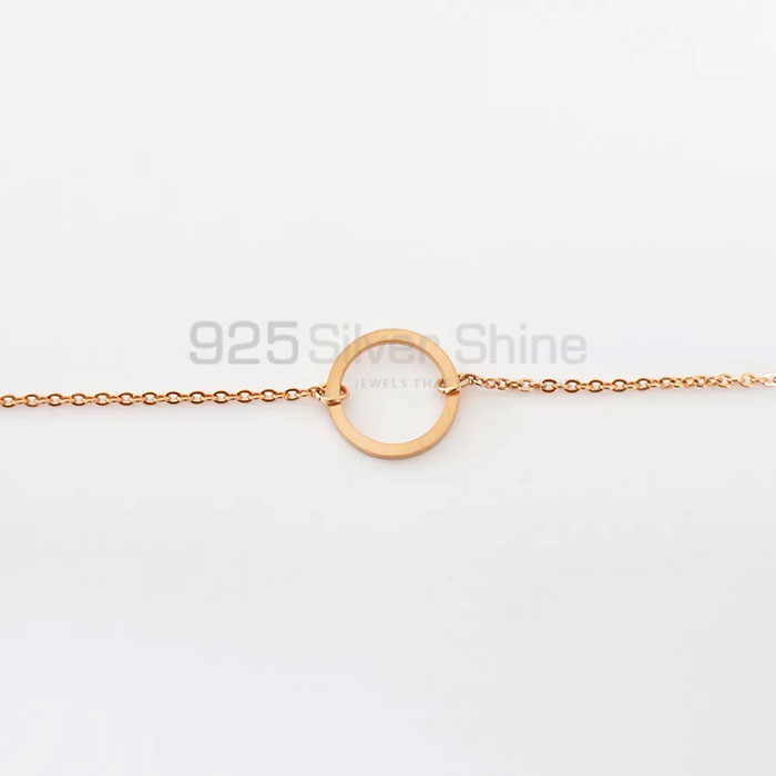Sterling Silver Circle Bracelet For Women's SMMB544_0