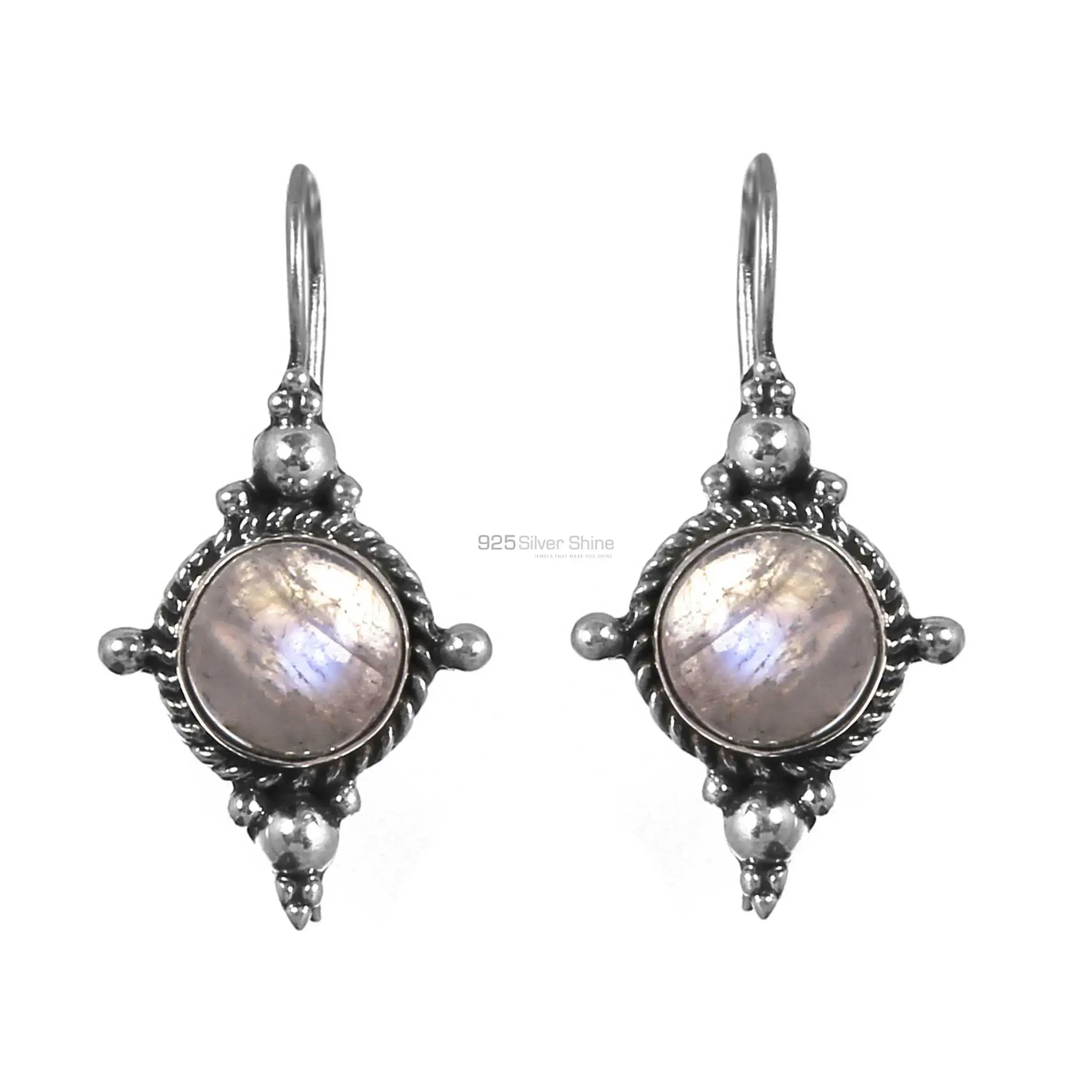 Wholesale Sterling Silver Earrings In Labradorite Gemstone Jewelry 925SE220