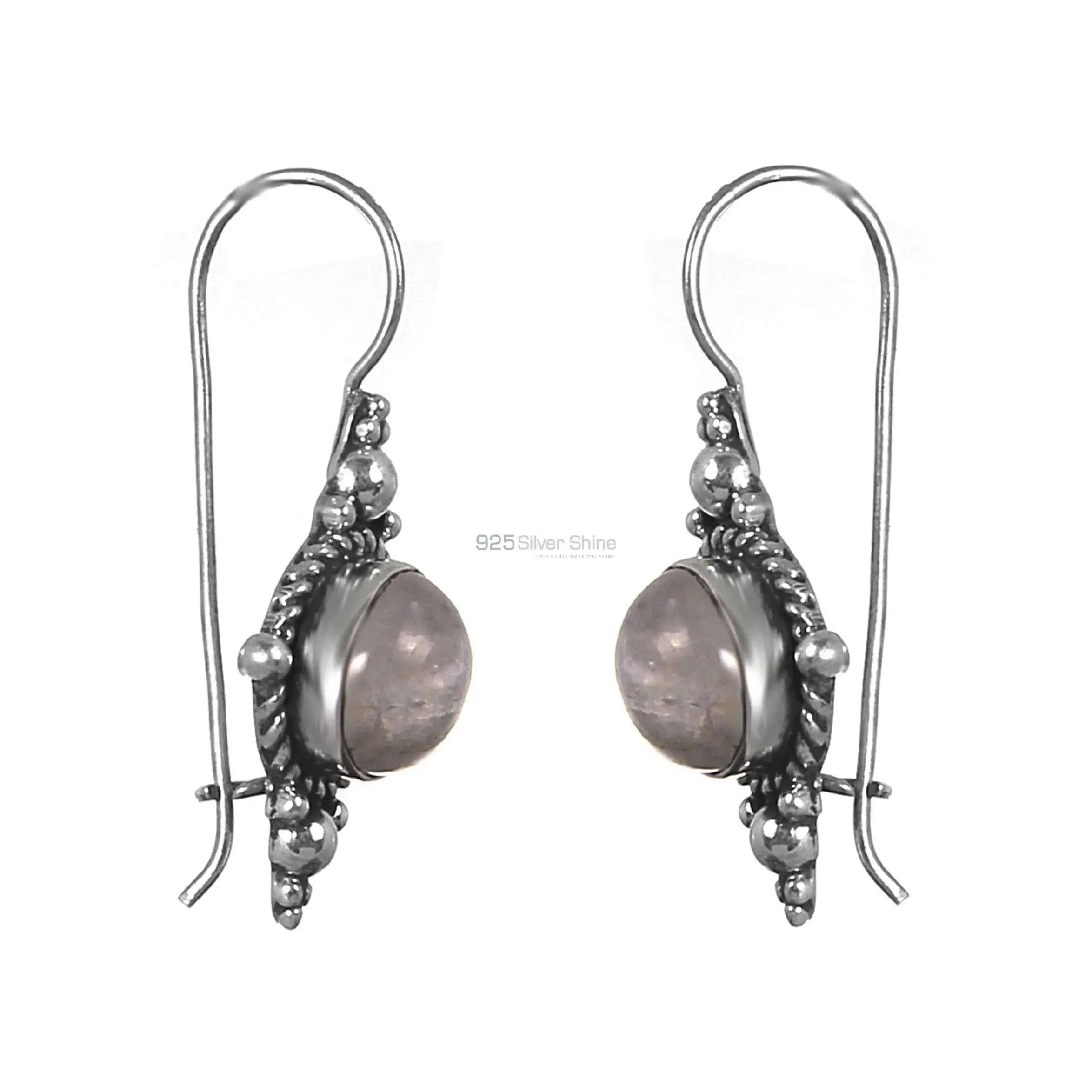 Wholesale Sterling Silver Earrings In Labradorite Gemstone Jewelry 925SE220_0