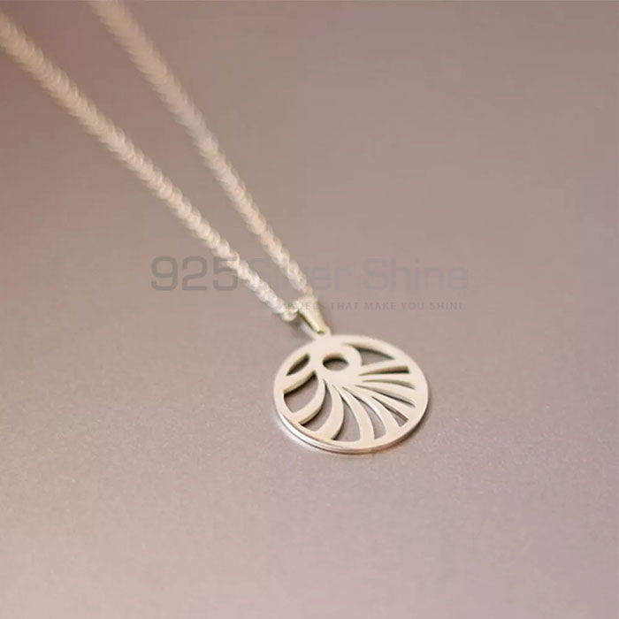 Sterling Silver Filigree Necklace For Women's FGMN176