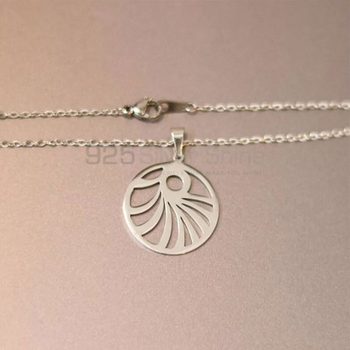 Sterling Silver Filigree Necklace For Women's FGMN176_0