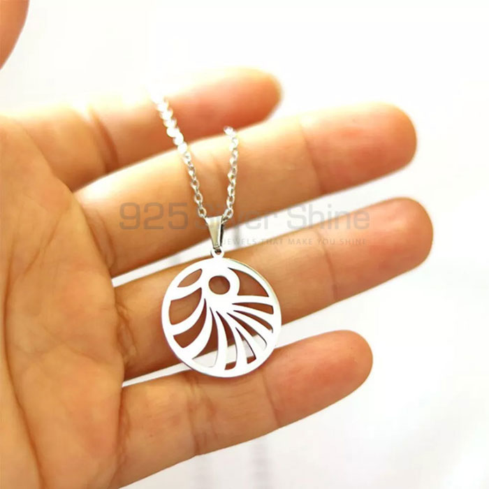 Sterling Silver Filigree Necklace For Women's FGMN176_1